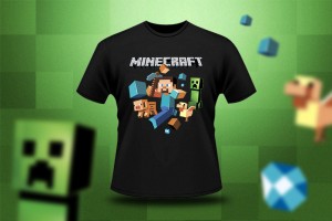 Tričko pro fanouška hry Minecraft
